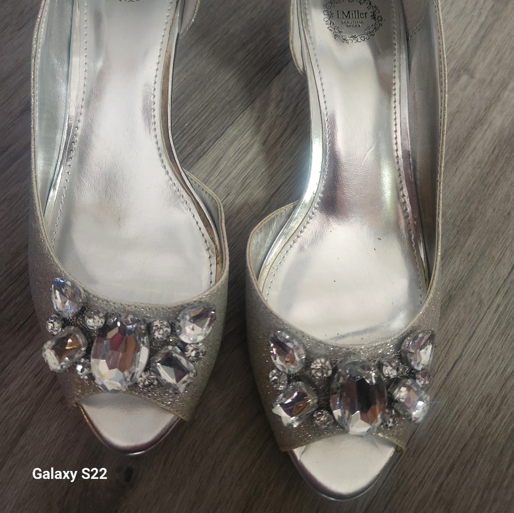 Silver shoes